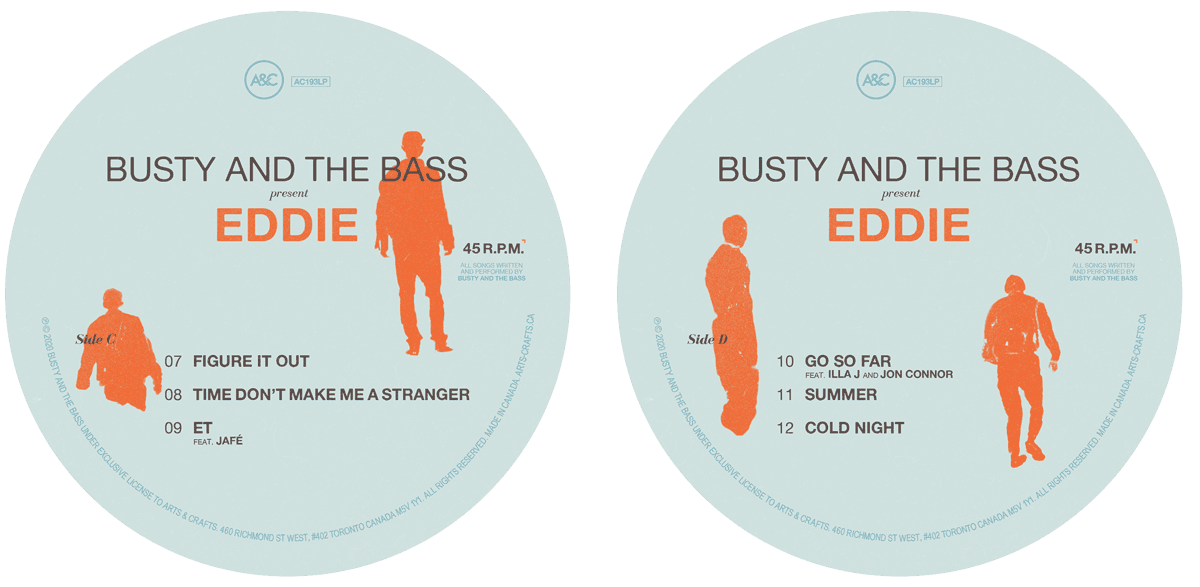 Vinyl Labels – Sides C&D