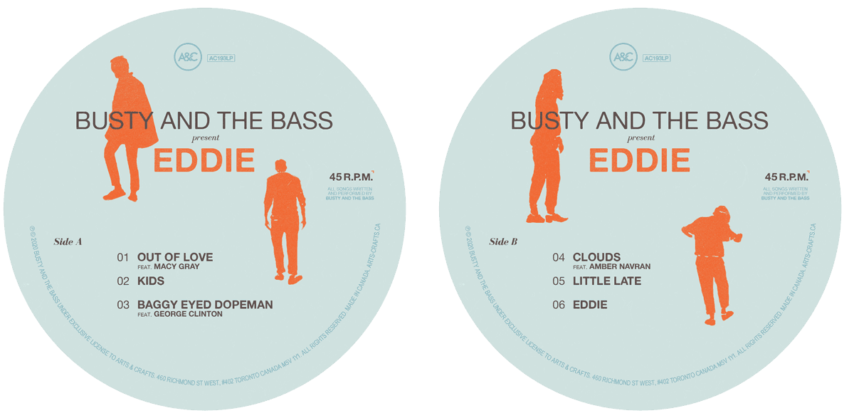 Vinyl Labels – Sides A&B